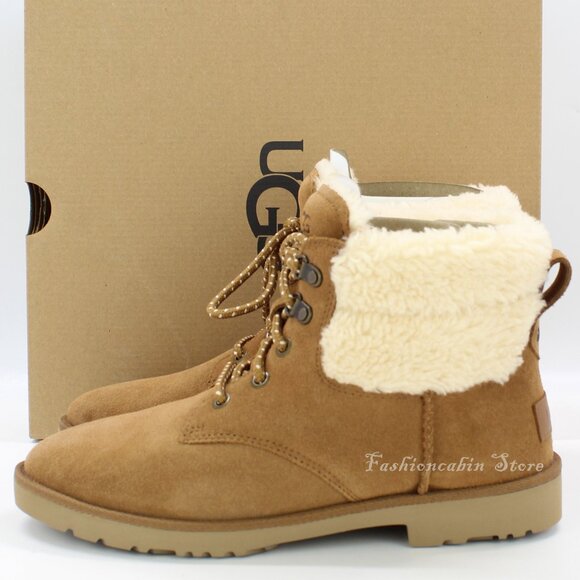 NEW UGG Romely Heritage Suede Boots - Comfortable Winter Booties - Picture 2 of 13